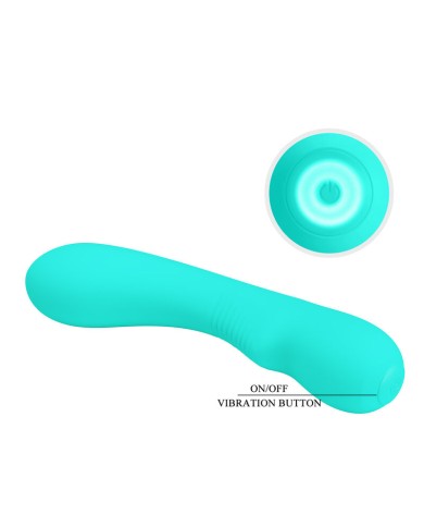 PRETTY LOVE - VIBRATEUR RECHARGEABLE PRESCOTT VERT AQUA