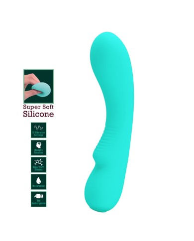 PRETTY LOVE - VIBRATEUR RECHARGEABLE PRESCOTT VERT AQUA