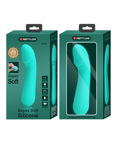 PRETTY LOVE - VIBRATEUR RECHARGEABLE CETUS VERT AQUA