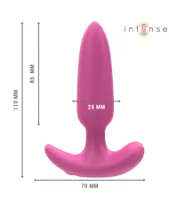 INTENSE - ROSS ANAL PLUG 10 VIBRATIONS ROSE TÉLÉCOMMANDE