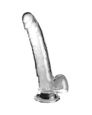 KING COCK - CLEAR GODE AVEC TESTICULES 20.3 CM TRANSPARENT KING COCK - CLEAR GODE AVEC TESTICULES 20.3 CM TRANSPARENT