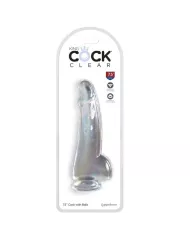 KING COCK - CLEAR GODE AVEC TESTICULES 15.2 CM TRANSPARENT KING COCK - CLEAR GODE AVEC TESTICULES 15.2 CM TRANSPARENT
