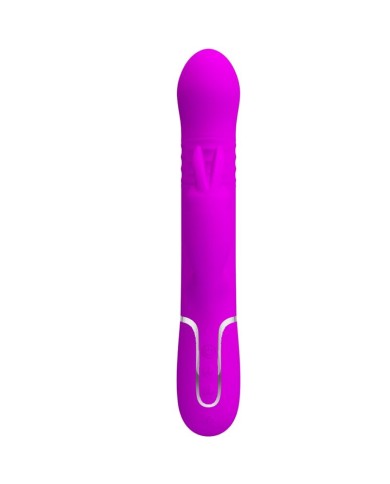 PRETTY LOVE - VIBRATEUR COALE RABBIT PERLES VIOLET