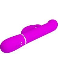PRETTY LOVE - VIBRATEUR COALE RABBIT PERLES VIOLET