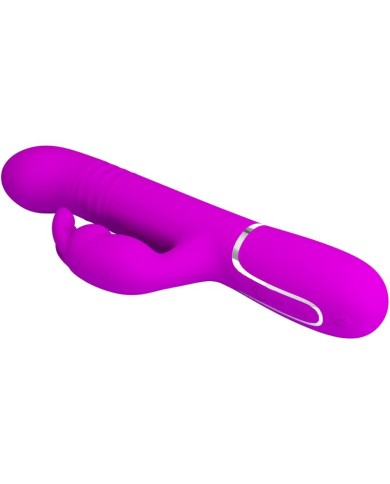 PRETTY LOVE - VIBRATEUR COALE RABBIT PERLES VIOLET