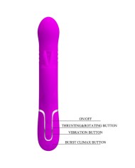 PRETTY LOVE - VIBRATEUR COALE RABBIT PERLES VIOLET
