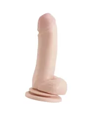 BASIX - Pénis en gelée naturelle avec ondes stimulantes 18 cm