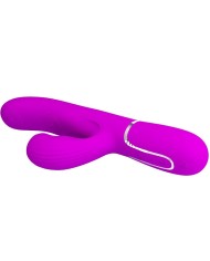 PRETTY LOVE - VIBRATEUR POINT G MULTIFONCTION 3 EN 1 PERLITA VIOLET