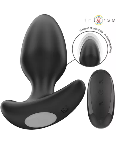 INTENSE - JOEY ANAL PLUG 10 VIBRATIONS NOIR TÉLÉCOMMANDE