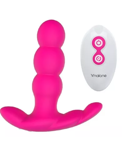 NALONE - VIBRATEUR ANAL PEARL TÉLÉCOMMANDE NOIR