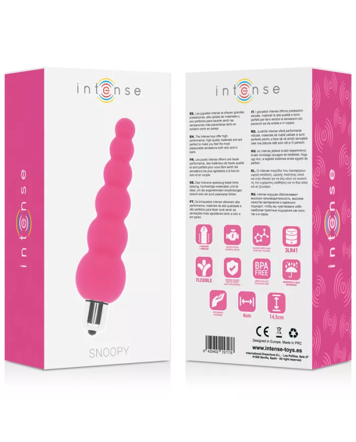 INTENSE - SNOOPY 7 VITESSES SILICONE ROSE