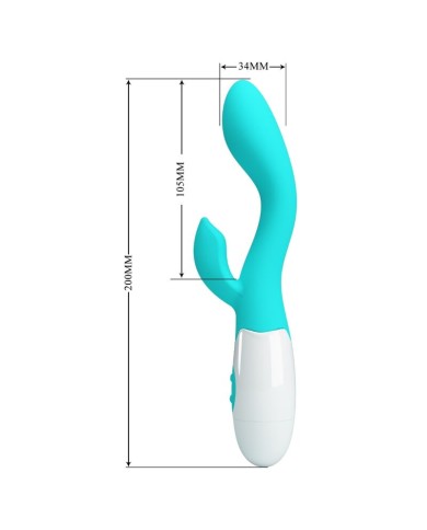 PRETTY LOVE - VIBRATEUR BRIGHTY G-SPOT VERT AQUA