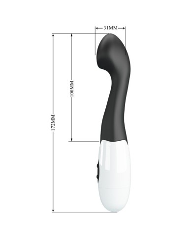 PRETTY LOVE - CHARLES VIBRATEUR POINT G 30 MODES NOIR