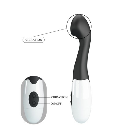 PRETTY LOVE - CHARLES VIBRATEUR POINT G 30 MODES NOIR