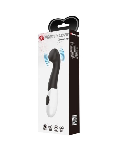 PRETTY LOVE - CHARLES VIBRATEUR POINT G 30 MODES NOIR