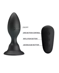MR PLAY - PLUG ANAL AVEC TÉLÉCOMMANDE VIBRATION NOIRE MR PLAY - PLUG ANAL AVEC TÉLÉCOMMANDE VIBRATION NOIRE