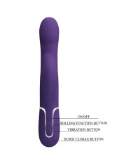 PRETTY LOVE - ZALIN PERLES VIBRATEUR LAPIN 4 EN 1 VIOLET
