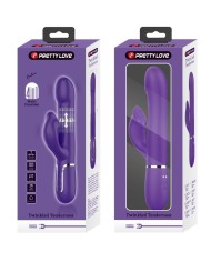 PRETTY LOVE - ZALIN PERLES VIBRATEUR LAPIN 4 EN 1 VIOLET