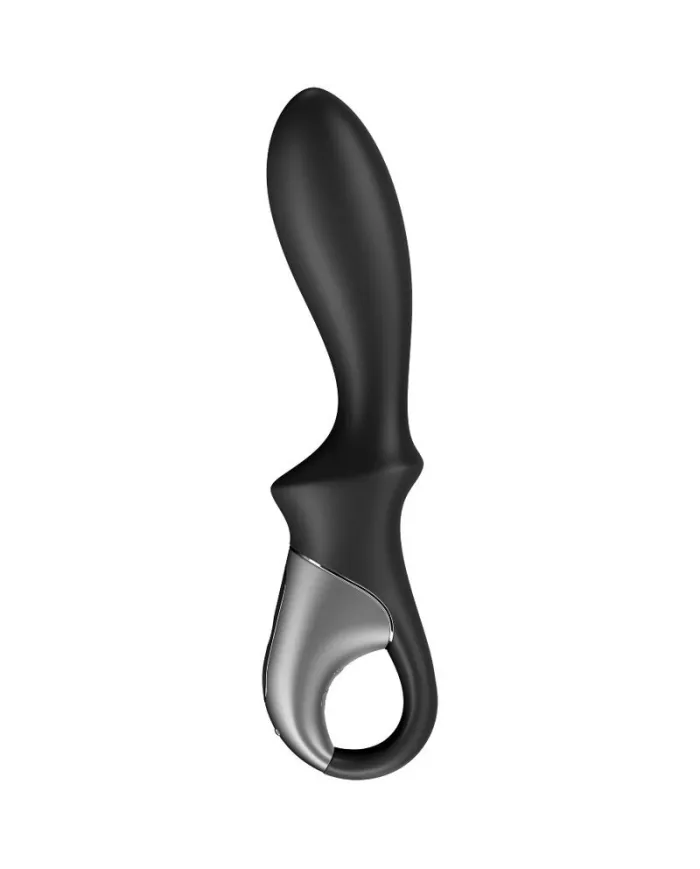 SATISFYER - APPLICATION VIBRATEUR ANAL HEAT CLIMAX NOIR