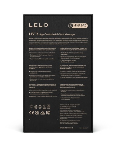 LELO - LIV™ 3 STIMULATEUR DE POINT G ROSE