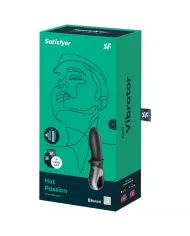 SATISFYER - APPLICATION DE VIBRATEUR ANAL HOT PASSION NOIR