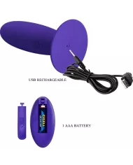 PRETTY LOVE - VIBRATEUR ANAL YOUTH PLUG TÉLÉCOMMANDE VIOLET