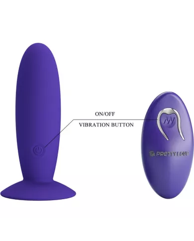 PRETTY LOVE - VIBRATEUR ANAL YOUTH PLUG TÉLÉCOMMANDE VIOLET PRETTY LOVE - VIBRATEUR ANAL YOUTH PLUG TÉLÉCOMMANDE VIOLET