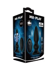 MR PLAY - PUISSANT VIBRATEUR TÉLÉCOMMANDE PLUG ANAL NOIR MR PLAY - PUISSANT VIBRATEUR TÉLÉCOMMANDE PLUG ANAL NOIR