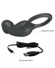 PRETTY LOVE - ANNEAU ANAL ET VIBRATEUR WARREN NOIR