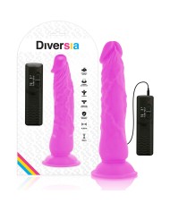 DIVERSIA - DILDO VIBRANT FLEXIBLE VIOLET 21 CM -O- 4.9 CM