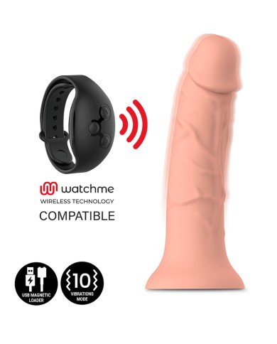 MYTHOLOGY - ASHER ORIGINAL DILDO M - VIBRATEUR COMPATIBLE AVEC LA TECHNOLOGIE SANS FIL WATCHME