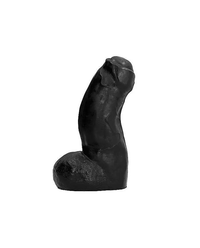 ALL BLACK - DONG RÉALISTE NOIR 17 CM