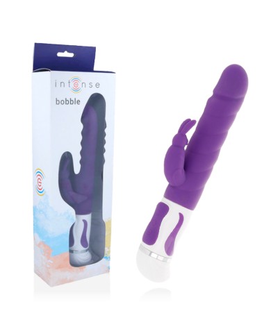 INTENSE - VIBRATEUR BOBBLE ROTATEUR SILICONE LILAS