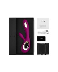 LELO - SORAYA WAVE VIBRATEUR LAPIN DEEP ROSE