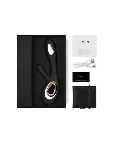 LELO - SORAYA WAVE VIBRATEUR LAPIN NOIR