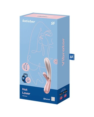 SATISFYER - VIBRATEUR HOT LOVER ROSE & BEIGE