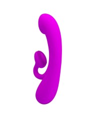 PRETTY LOVE - VIBRATEUR ET SUCCION CLITORISÉ EN SILICONE SINCÈRE VIOLET