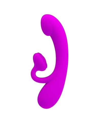 PRETTY LOVE - VIBRATEUR ET SUCCION CLITORISÉ EN SILICONE SINCÈRE VIOLET