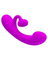 PRETTY LOVE - VIBRATEUR ET SUCCION CLITORISÉ EN SILICONE SINCÈRE VIOLET