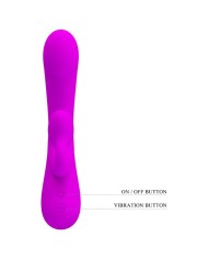 PRETTY LOVE - VIBRATEUR ET SUCCION CLITORISÉ EN SILICONE SINCÈRE VIOLET