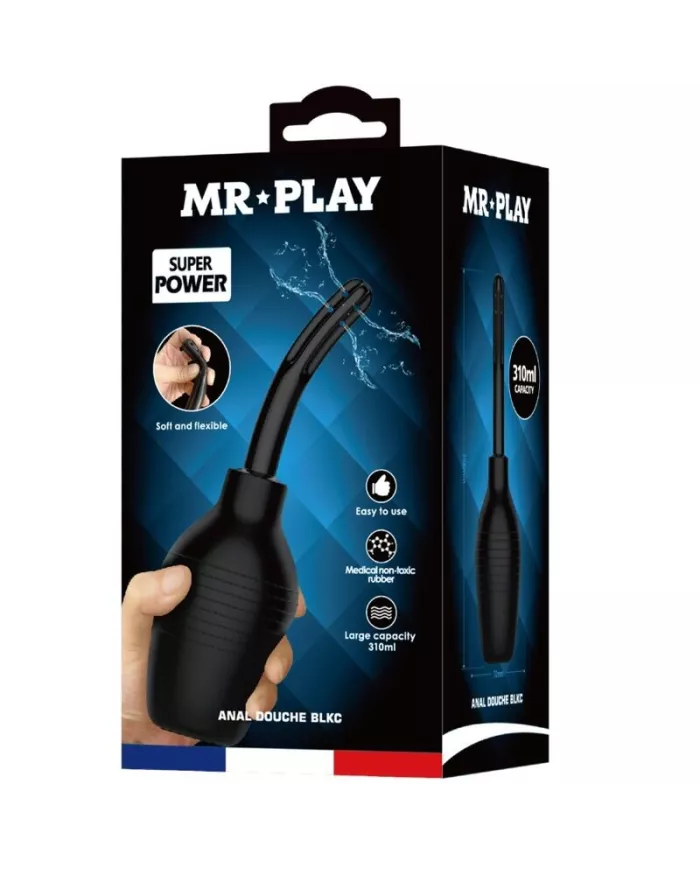 MR PLAY - DOUCHE ANAL BLKC SUPER POWER NOIR MR PLAY - DOUCHE ANAL BLKC SUPER POWER NOIR