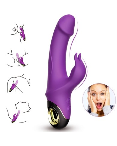 ARMONY - METEROR DILDO VIBRATEUR LAPIN VIOLET