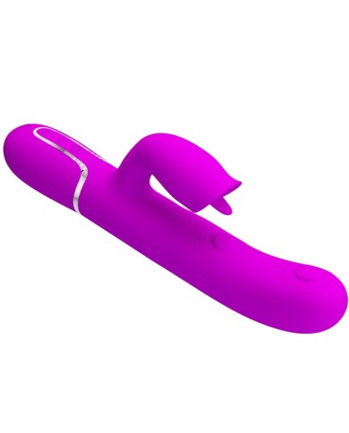 PRETTY LOVE - VIBRATEUR LAPIN À LÉCHER FUCHSIA