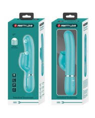 PRETTY LOVE - VIBRATEUR LAPIN À LÉCHER VERT AQUA