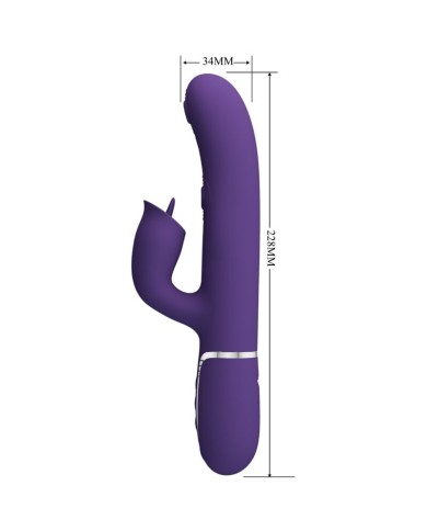PRETTY LOVE - VIBRATEUR LAPIN À LÉCHER VIOLET