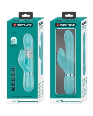 PRETTY LOVE - PERLES VIBRATEUR LAPIN VERT AQUA