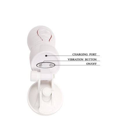 CRAZY BULL - MASTURBATEUR VAGIN RECHARGEABLE FLORA