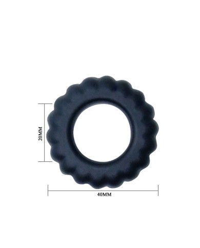 BAILE - COCKRING TITAN NOIR 2 CM