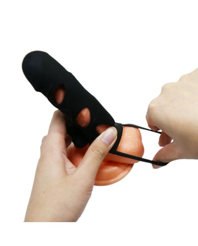 PRETTY LOVE - HOUSSE EN SILICONE AVEC VIBRATION 14 CM 1.0