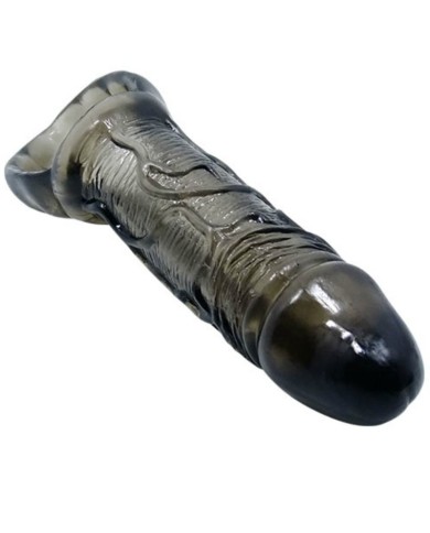 BAILE - GAINE DEXTENSION DE PÉNIS AVEC SANGLE POUR TESTICULES 11.5 CM